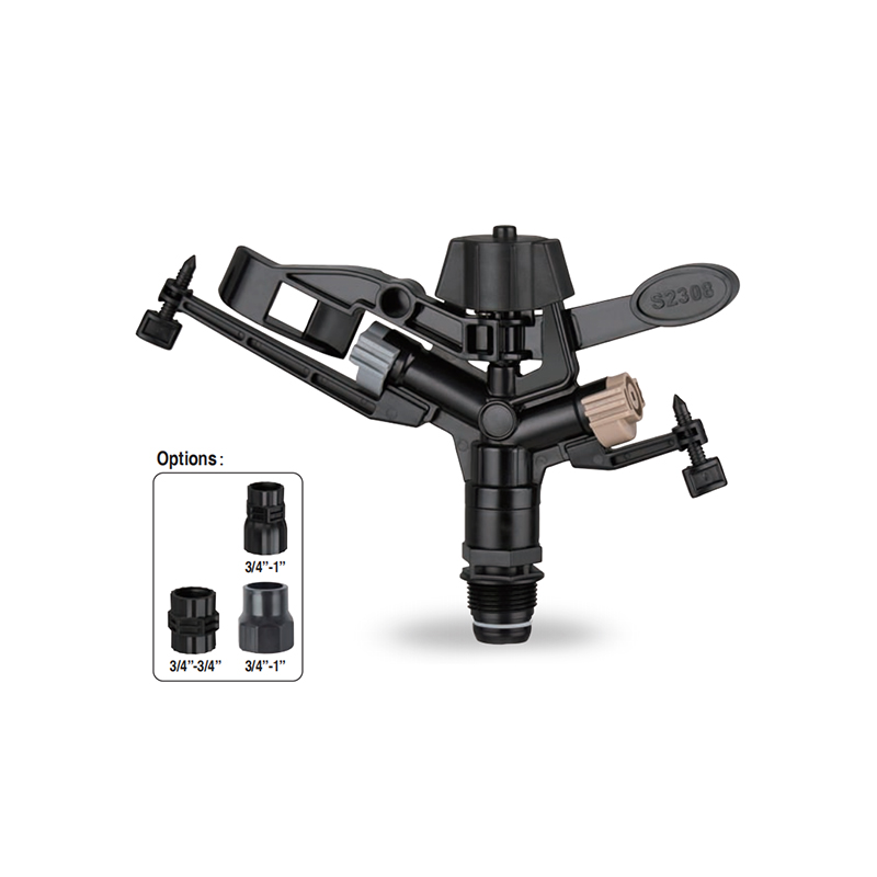 DC-MS2308 Rotary Impact Irrigation Field Orchard Impact Sprinkler na May Misting Nozzles